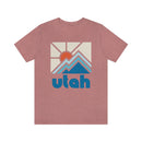 Utah Shirt, Utah Retro T-Shirt, Colorful Utah tee, Utah Mountain Shirt-6