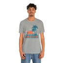 Long Beach, California T-Shirt - Retro Palm Tree & Beach Unisex Long Beach Shirt-64