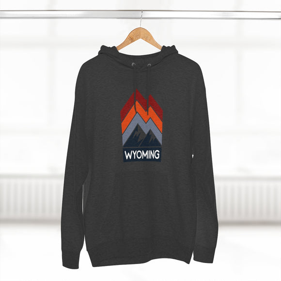 Premium Wyoming Hoodie - Retro Unisex Sweatshirt