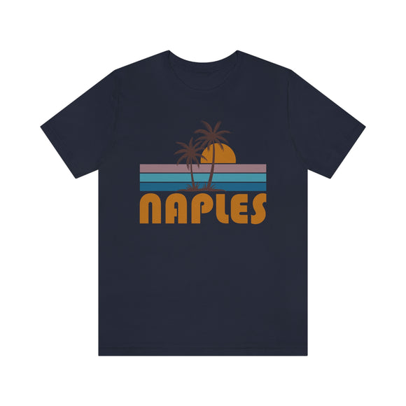 Naples, Florida T-Shirt - Retro Palm Tree Unisex Naples Shirt