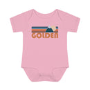 Golden Baby Bodysuit - Retro Mountain Golden, Colorado Baby Bodysuit-10