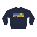 Los Angeles, California Sweatshirt - Retro Sunrise Unisex-25