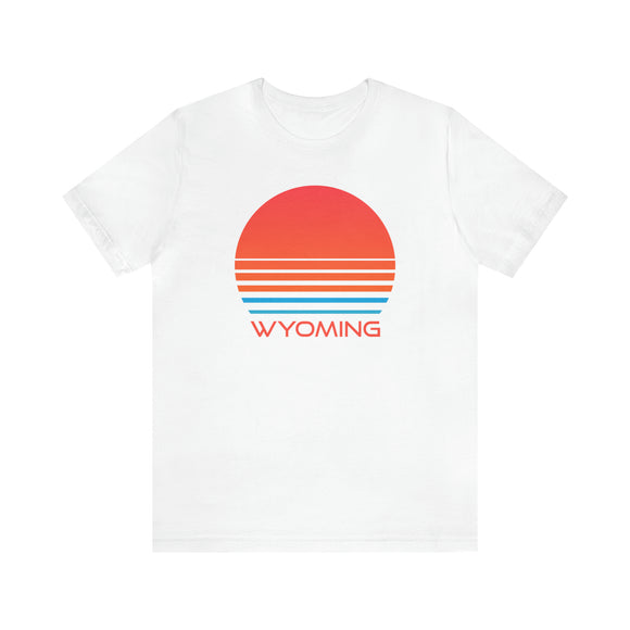 Wyoming T-Shirt - Retro 80s Unisex Wyoming Shirt