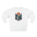 Premium Stowe, Vermont Crewneck Sweatshirt - Retro Unisex Sweatshirt-1