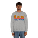 Bend, Oregon Crewneck Sweatshirt - Mountain & Birds Unisex-19