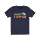 Asheville, North Carolina T-Shirt - Retro Mountain Adult Unisex Asheville T Shirt-7