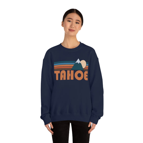 Tahoe, California Sweatshirt - Retro Mountain Unisex
