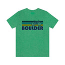 Boulder T-Shirt - Retro Mountain Bike Adult Unisex Boulder, Colorado T Shirt-1