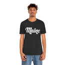 Maine T-Shirt - Hand Lettered Unisex Maine Shirt-17