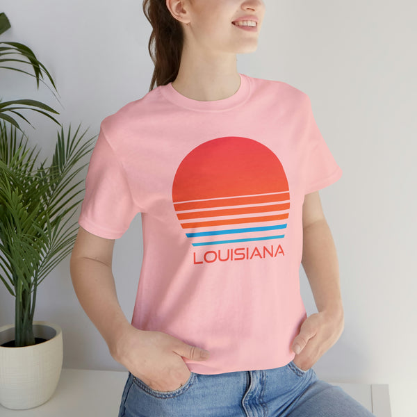 Louisiana T-Shirt - Retro 80s Unisex Louisiana Shirt