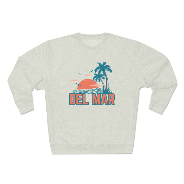 Premium Del Mar, California Sweatshirt - Unisex Premium Crewneck Sweatshirt