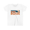 Boise Youth T-Shirt - Retro Mountain Idaho Kid's TShirt