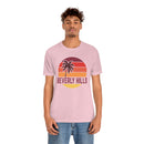 Beverly Hills, California T-Shirt - Retro Palm Tree Unisex Beverly Hills Shirt-60