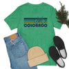Colorado T-Shirt - Retro Mountain Bike Adult Unisex Colorado T Shirt