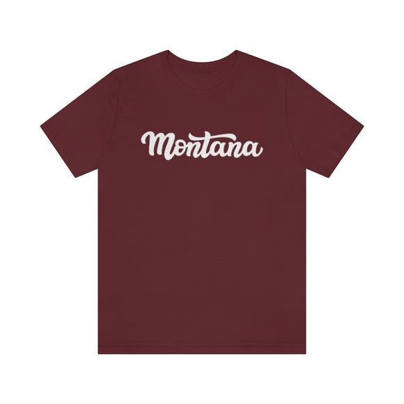 Montana T-Shirt - Hand Lettered Unisex Montana Shirt