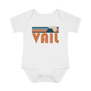 Vail Baby Bodysuit - Retro Mountain Vail, Colorado Baby Bodysuit-4