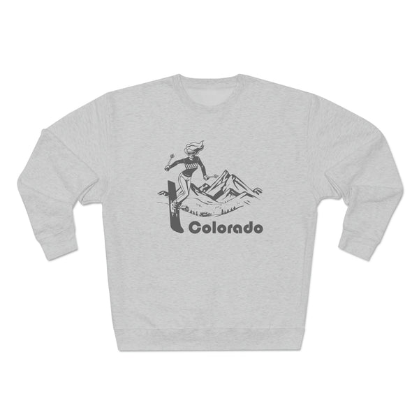 Premium Colorado Crewneck Sweatshirt - Retro Unisex Sweatshirt