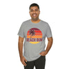 Beach Bum T-Shirt - Retro Palm Tree Unisex Beach Bum Shirt