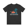 West Palm Beach, Florida T-Shirt - Retro Palm Tree & Beach Unisex West Palm Beach Shirt