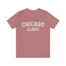 Chicago, Illinois Shirt - Paint Text Unisex Chicago T-Shirt-4