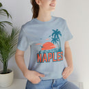 Naples, Florida T-Shirt - Retro Palm Tree & Beach Unisex Naples Shirt-9