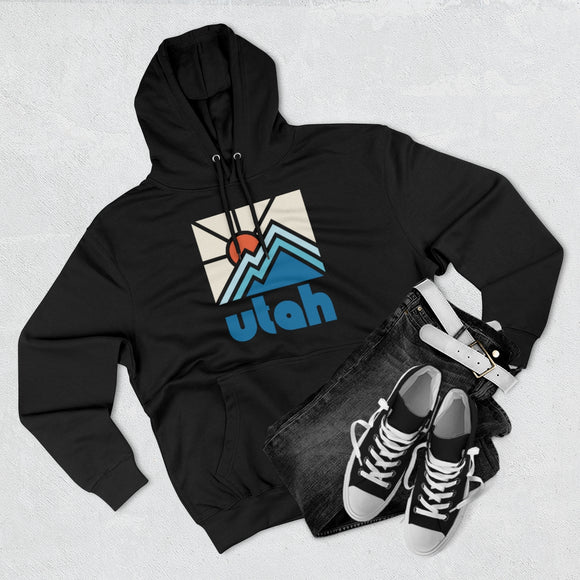 Premium Utah Hoodie - Min Mountain Unisex Sweatshirt