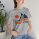 Oregon T-Shirt - Retro Mountain Unisex Oregon Shirt-42