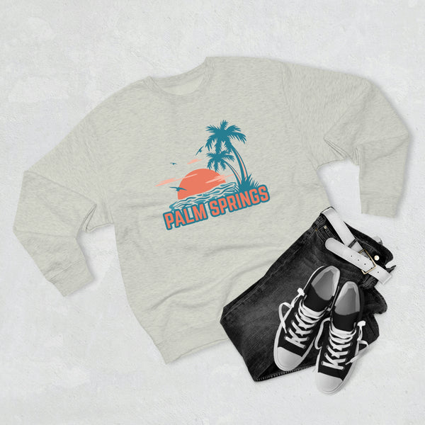 Premium Palm Springs, California Sweatshirt - Unisex Premium Crewneck Sweatshirt