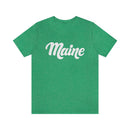 Maine T-Shirt - Hand Lettered Unisex Maine Shirt-1