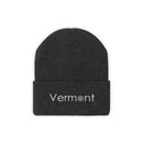 Vermont Knit Beanie - Adult Embroidered Snowflake Vermont Knit Hat-9