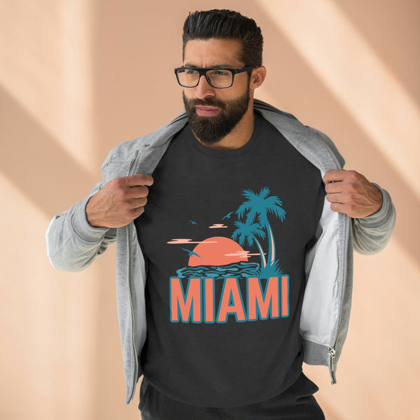 Premium Miami, Florida Sweatshirt - Unisex Premium Crewneck Sweatshirt