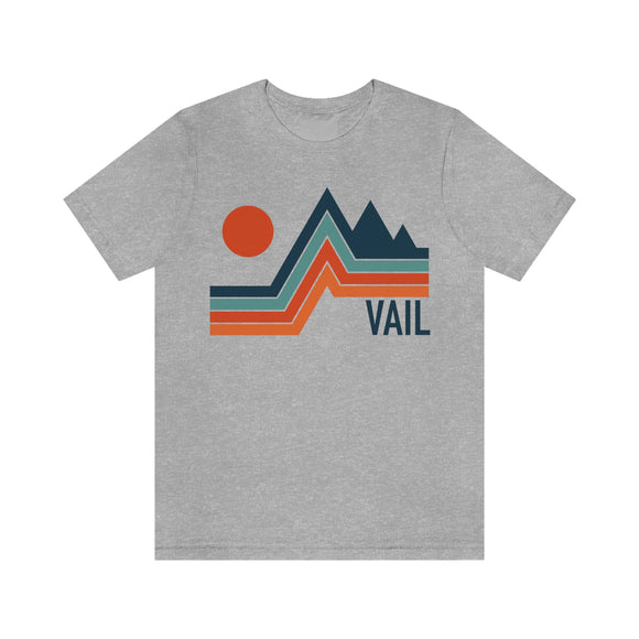 Vail, Colorado T-Shirt - Retro Mountain Unisex Vail Shirt