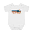 Telluride Baby Bodysuit - Retro Mountain Telluride, Colorado Baby Bodysuit-4