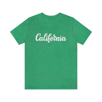 Buy heather-kelly California T-Shirt - Hand Lettered Unisex California Shirt