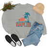 Naples, Florida Sweatshirt - Unisex Retro Palm Tree Crewneck Naples Sweatshirt
