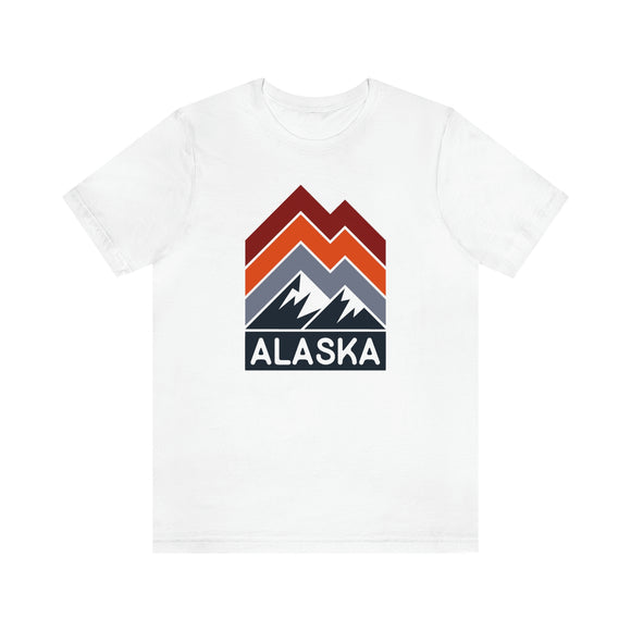 Alaska T-Shirt - Retro Mountain Unisex Alaska Shirt