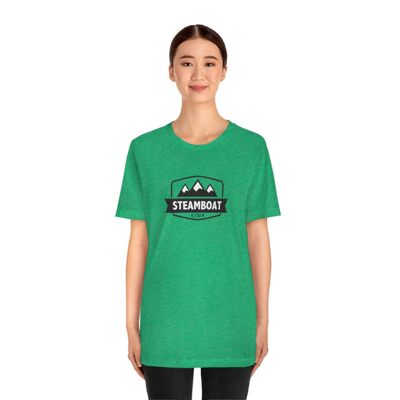 Steamboat, Colorado T-Shirt - Altitude Badge Unisex Steamboat Shirt
