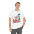 Maui, Hawaii T-Shirt - Retro Palm Tree & Beach Unisex Maui Shirt-6