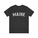 Maine T-Shirt - Paint Text Unisex Maine Shirt-16