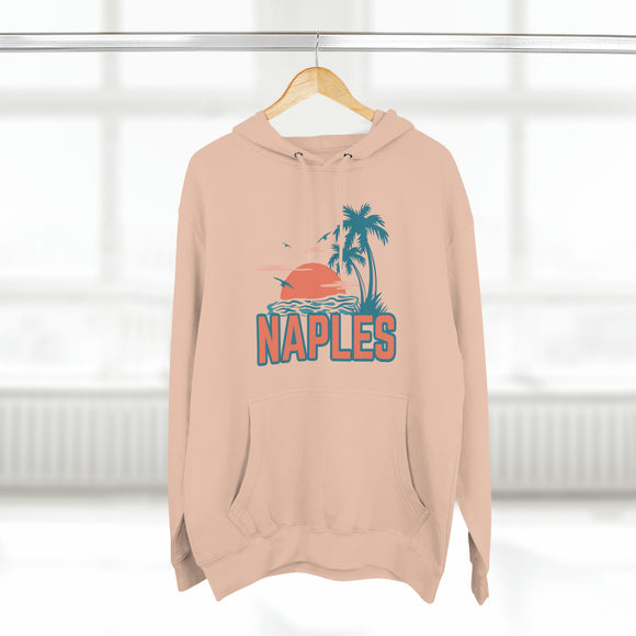 Premium Naples, Florida Hoodie - Palm Tree Unisex Sweatshirt