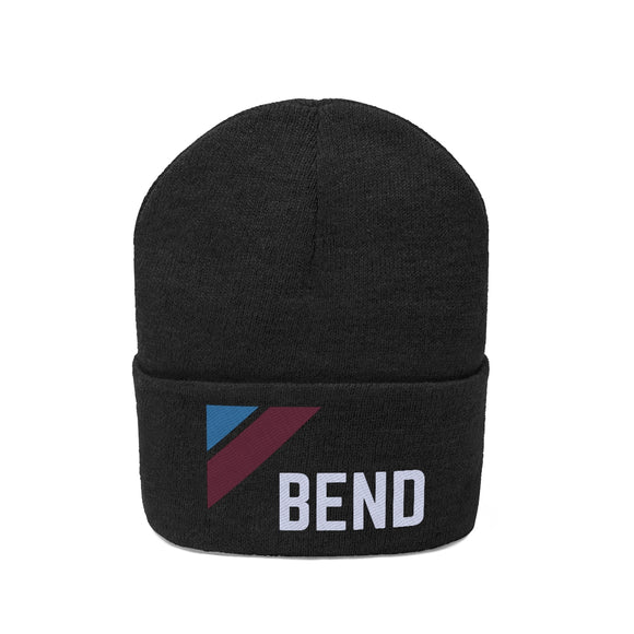 Bend, Oregon Beanie - Adult Embroidered Retro Bend Knit Hat