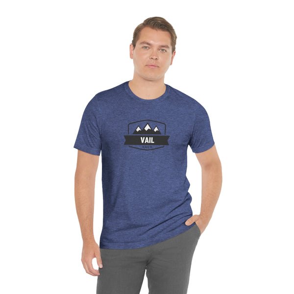 Vail, Colorado T-Shirt - Altitude Badge Unisex Vail Shirt