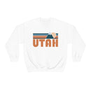 Utah Sweatshirt - Retro Mountain Crewneck Utah Sweatshirt-2