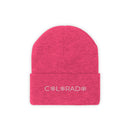 Colorado Beanie - Adult Embroidered Colorado Flag Knit Hat-17