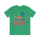Maui, Hawaii T-Shirt - Retro Palm Tree & Beach Unisex Maui Shirt-25