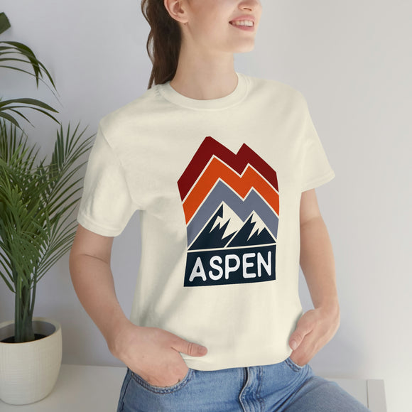 Aspen, Colorado T-Shirt - Retro Mountain Unisex Aspen Shirt