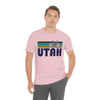 Utah T-Shirt - Retro Mountain Bike Adult Unisex Utah T Shirt