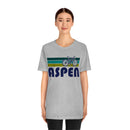 Aspen T-Shirt - Retro Mountain Bike Adult Unisex Aspen, Colorado T Shirt-2