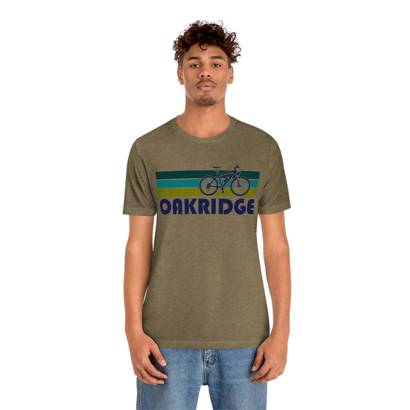 Oakridge T-Shirt - Retro Mountain Bike Adult Unisex Oakridge, Oregon T Shirt