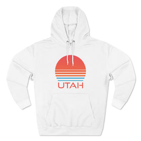 Premium Utah Hoodie - Retro 80s Unisex Sweatshirt
